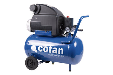 Cofan – Compresor de Aire Austro | Motor 2 HP | Depósito 24 L | Presión Máx. 8 bares | Uso Ocasional y Portátil
